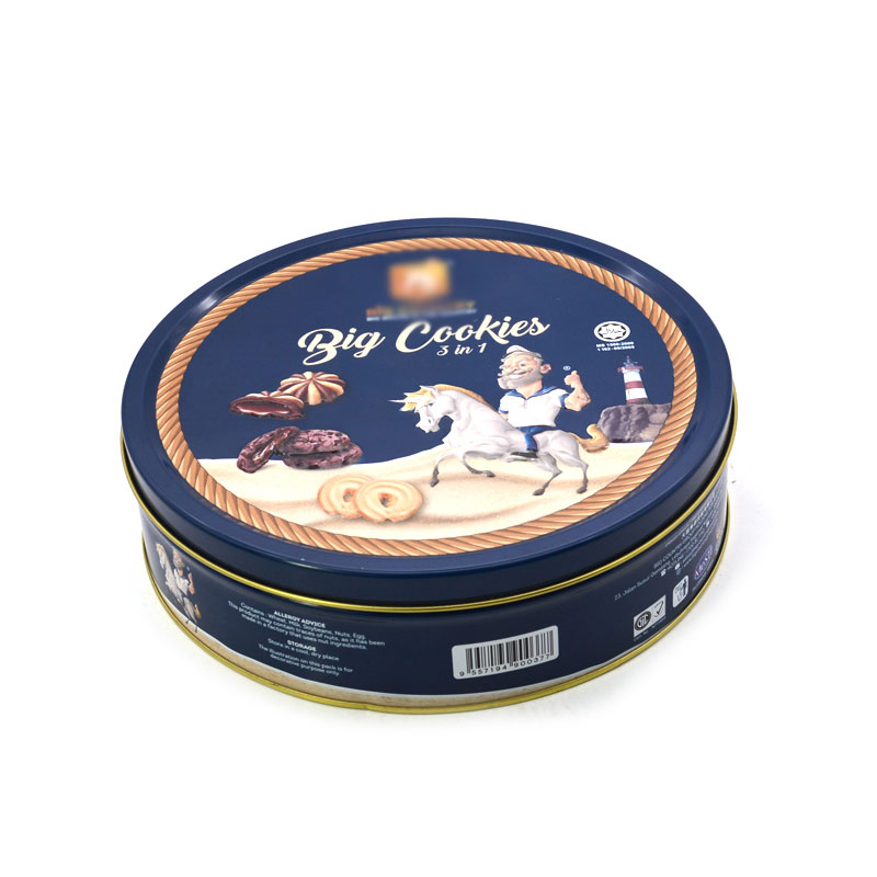 tce- 뜨거운 판매 제품 원통형 주석 식품 고품질 금속 비스킷 캔